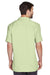 Harriton M570 Mens Bahama Wrinkle Resistant Short Sleeve Button Down Camp Shirt w/ Pocket Green Mist Back