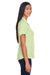 Harriton M570W Womens Bahama Wrinkle Resistant Short Sleeve Button Down Camp Shirt Green Mist Side