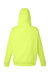 Harriton M711/M711T Mens Climabloc Full Zip Hooded Sweatshirt Hoodie Safety Yellow Flat Back