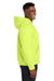 Harriton M711/M711T Mens Climabloc Full Zip Hooded Sweatshirt Hoodie Safety Yellow Side