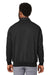 Harriton M712 Mens Climabloc 1/4 Zip Sweatshirt Black Back