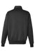 Harriton M712 Mens Climabloc 1/4 Zip Sweatshirt Black Flat Back