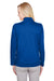 Harriton M748W Womens Advantage Performance Moisture Wicking 1/4 Zip Sweatshirt Royal Blue Back