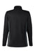 Harriton M786W Womens Flash Performance Moisture Wicking Colorblock 1/4 Zip Sweatshirt Black/Dark Charcoal Grey Flat Back