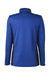 Harriton M786W Womens Flash Performance Moisture Wicking Colorblock 1/4 Zip Sweatshirt True Royal Blue/Black Flat Back