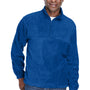 Harriton Mens Pill Resistant Fleece 1/4 Zip Sweatshirt - True Royal Blue