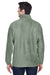 Harriton M990 Mens Full Zip Fleece Jacket Dill Green Back