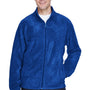 Harriton Mens Pill Resistant Fleece Full Zip Jacket - True Royal Blue