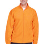 Harriton Mens Pill Resistant Fleece Full Zip Jacket - Safety Orange