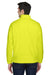 Harriton M990 Mens Full Zip Fleece Jacket Safety Yellow Back