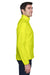 Harriton M990 Mens Full Zip Fleece Jacket Safety Yellow Side
