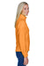 Harriton M990W Womens Full Zip Fleece Jacket Safety Orange Side