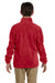 Harriton M990Y Youth Full Zip Fleece Jacket Red Back