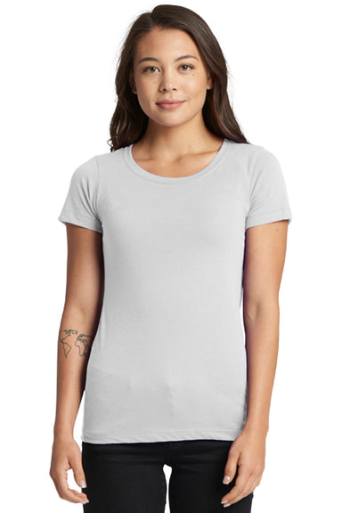 Next Level N1510 Womens Ideal Jersey Short Sleeve Crewneck T-Shirt White Front