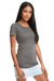 Next Level N1510 Womens Ideal Jersey Short Sleeve Crewneck T-Shirt Warm Grey Side