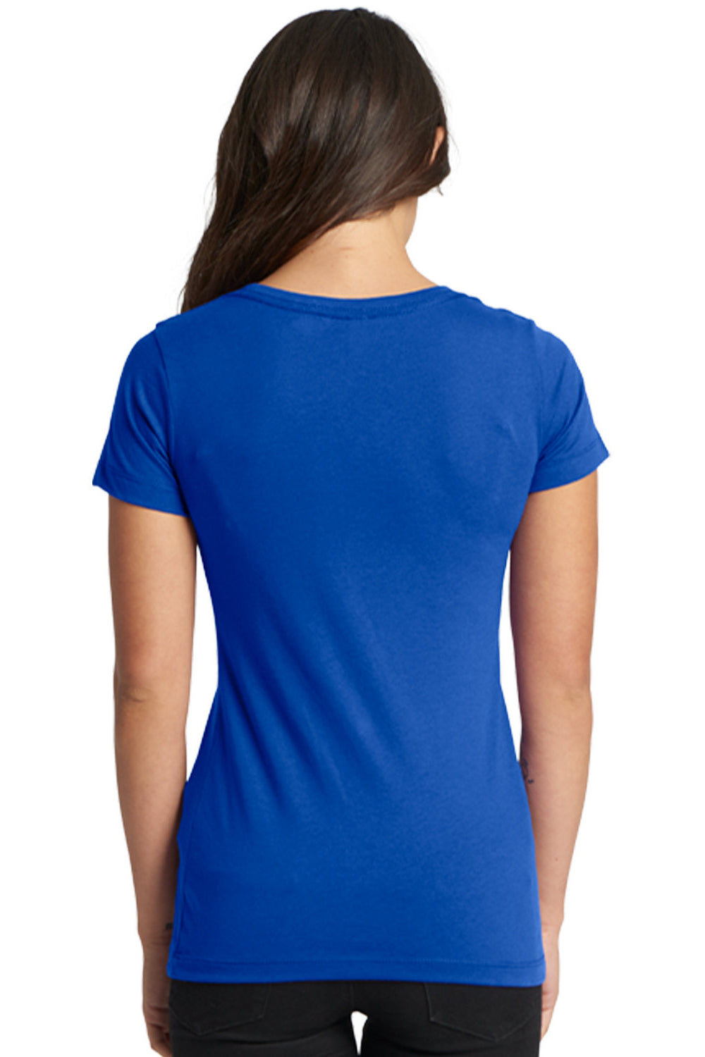Next Level N1510/1510 Womens Ideal Jersey Short Sleeve Crewneck T-Shirt Royal Blue Back
