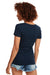 Next Level N1510 Womens Ideal Jersey Short Sleeve Crewneck T-Shirt Navy Blue Back