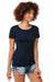 Next Level N1510 Womens Ideal Jersey Short Sleeve Crewneck T-Shirt Navy Blue Side