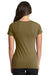 Next Level N1510 Womens Ideal Jersey Short Sleeve Crewneck T-Shirt Military Green Back