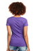 Next Level N1510 Womens Ideal Jersey Short Sleeve Crewneck T-Shirt Purple Rush Back