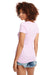 Next Level N1510 Womens Ideal Jersey Short Sleeve Crewneck T-Shirt Lilac Pink Back