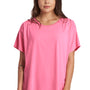 Next Level Womens Ideal Flow Short Sleeve Crewneck T-Shirt - Hot Pink - Closeout