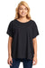 Next Level N1530 Womens Ideal Flow Short Sleeve Crewneck T-Shirt Black Front