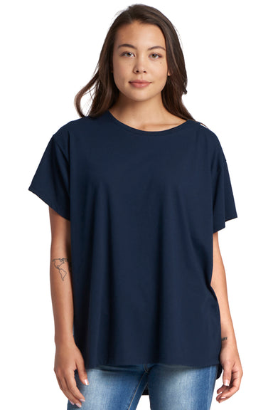 Next Level N1530 Womens Ideal Flow Short Sleeve Crewneck T-Shirt Navy Blue Front