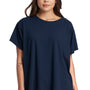 Next Level Womens Ideal Flow Short Sleeve Crewneck T-Shirt - Midnight Navy Blue - Closeout