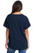 Next Level N1530 Womens Ideal Flow Short Sleeve Crewneck T-Shirt Navy Blue Back