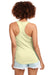 Next Level N1533 Womens Ideal Jersey Tank Top Yellow Back