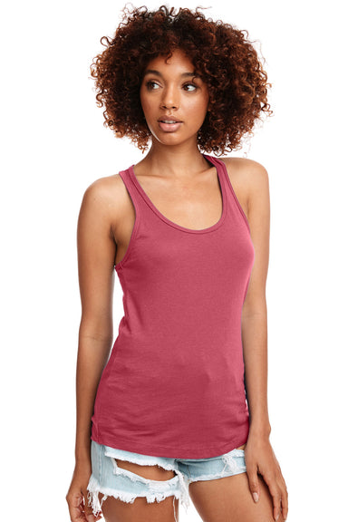 Next Level N1533 Womens Ideal Jersey Tank Top Hot Pink Front
