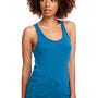 Next Level Womens Ideal Jersey Tank Top - Turquoise Blue