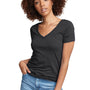 Next Level Womens Ideal Jersey Short Sleeve V-Neck T-Shirt - Dark Grey