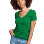 Next Level Womens Ideal Jersey Short Sleeve V-Neck T-Shirt - Kelly Green
