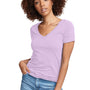 Next Level Womens Ideal Jersey Short Sleeve V-Neck T-Shirt - Lilac Purple