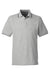 Nautica N17165 Mens Desk Short Sleeve Polo Shirt Oxford Grey/Navy Blue Flat Front
