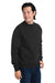 Nautica N17175 Mens Anchor Crewneck Sweatshirt Black 3Q
