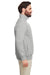 Nautica N17176 Mens Anchor 1/4 Zip Sweatshirt Oxford Grey Side