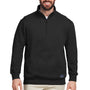 Nautica Mens Anchor 1/4 Zip Sweatshirt - Black