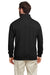 Nautica N17176 Mens Anchor 1/4 Zip Sweatshirt Black Back