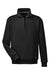 Nautica N17176 Mens Anchor 1/4 Zip Sweatshirt Black Flat Front