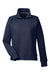 Nautica N17397 Womens Anchor Fleece 1/4 Zip Sweatshirt Navy Blue Flat Front