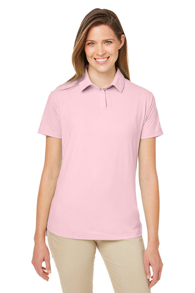Nautica N17923 Womens Saltwater Short Sleeve Polo Shirt Sunset Pink Front