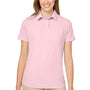 Nautica Womens Saltwater UV Protection Short Sleeve Polo Shirt - Sunset Pink