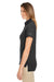Nautica N17923 Womens Saltwater Short Sleeve Polo Shirt Onyx Black Side