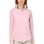Nautica Womens Saltwater UV Protection 1/4 Zip Sweatshirt - Sunset Pink
