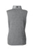 Nautica N17947 Womens Harbor Full Zip Puffer Vest Graphite Grey/Heather Graphite Grey Flat Back
