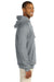 Hanes N270 Mens Nano Fleece Hooded Sweatshirt Hoodie Vintage Grey Side