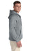 Hanes N280 Mens Nano Fleece Full Zip Hooded Sweatshirt Hoodie Vintage Grey Side